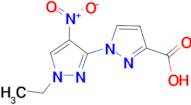 1'-ethyl-4'-nitro-1'H-1,3'-bipyrazole-3-carboxylic acid