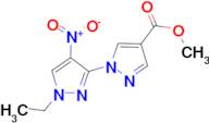 methyl 1'-ethyl-4'-nitro-1'H-1,3'-bipyrazole-4-carboxylate