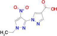 1'-ethyl-4'-nitro-1'H-1,3'-bipyrazole-4-carboxylic acid