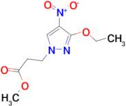 methyl 3-(3-ethoxy-4-nitro-1H-pyrazol-1-yl)propanoate