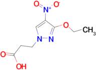 3-(3-ethoxy-4-nitro-1H-pyrazol-1-yl)propanoic acid