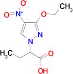 2-(3-ethoxy-4-nitro-1H-pyrazol-1-yl)butanoic acid