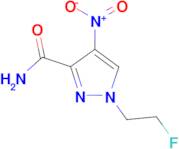 1-(2-fluoroethyl)-4-nitro-1H-pyrazole-3-carboxamide