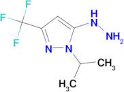 5-hydrazino-1-isopropyl-3-(trifluoromethyl)-1H-pyrazole