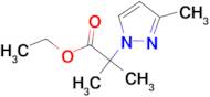 ethyl 2-methyl-2-(3-methyl-1H-pyrazol-1-yl)propanoate