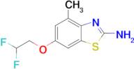 6-(2,2-difluoroethoxy)-4-methyl-1,3-benzothiazol-2-amine