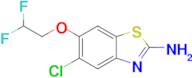 5-chloro-6-(2,2-difluoroethoxy)-1,3-benzothiazol-2-amine