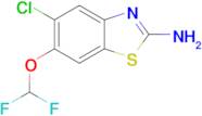 5-chloro-6-(difluoromethoxy)-1,3-benzothiazol-2-amine