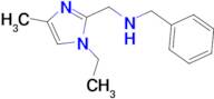 benzyl[(1-ethyl-4-methyl-1H-imidazol-2-yl)methyl]amine