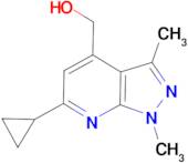 (6-cyclopropyl-1,3-dimethyl-1H-pyrazolo[3,4-b]pyridin-4-yl)methanol