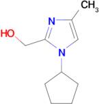 (1-cyclopentyl-4-methyl-1H-imidazol-2-yl)methanol