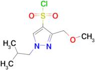 1-isobutyl-3-(methoxymethyl)-1H-pyrazole-4-sulfonyl chloride