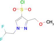 1-(2,2-difluoroethyl)-3-(methoxymethyl)-1H-pyrazole-4-sulfonyl chloride