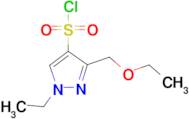 3-(ethoxymethyl)-1-ethyl-1H-pyrazole-4-sulfonyl chloride