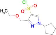 1-cyclopentyl-3-(ethoxymethyl)-1H-pyrazole-4-sulfonyl chloride