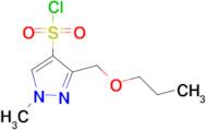 1-methyl-3-(propoxymethyl)-1H-pyrazole-4-sulfonyl chloride