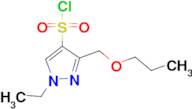 1-ethyl-3-(propoxymethyl)-1H-pyrazole-4-sulfonyl chloride