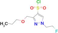 1-(2-fluoroethyl)-3-(propoxymethyl)-1H-pyrazole-4-sulfonyl chloride