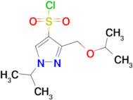 3-(isopropoxymethyl)-1-isopropyl-1H-pyrazole-4-sulfonyl chloride