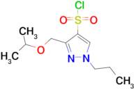 3-(isopropoxymethyl)-1-propyl-1H-pyrazole-4-sulfonyl chloride