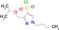 1-butyl-3-(isopropoxymethyl)-1H-pyrazole-4-sulfonyl chloride