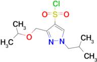 1-isobutyl-3-(isopropoxymethyl)-1H-pyrazole-4-sulfonyl chloride