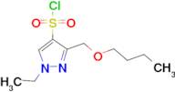 3-(butoxymethyl)-1-ethyl-1H-pyrazole-4-sulfonyl chloride