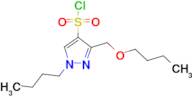 3-(butoxymethyl)-1-butyl-1H-pyrazole-4-sulfonyl chloride