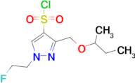 3-(sec-butoxymethyl)-1-(2-fluoroethyl)-1H-pyrazole-4-sulfonyl chloride