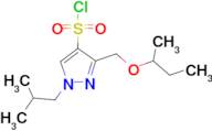 3-(sec-butoxymethyl)-1-isobutyl-1H-pyrazole-4-sulfonyl chloride