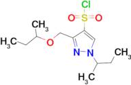 3-(sec-butoxymethyl)-1-sec-butyl-1H-pyrazole-4-sulfonyl chloride