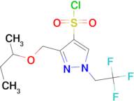 3-(sec-butoxymethyl)-1-(2,2,2-trifluoroethyl)-1H-pyrazole-4-sulfonyl chloride