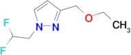 1-(2,2-difluoroethyl)-3-(ethoxymethyl)-1H-pyrazole