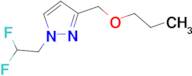 1-(2,2-difluoroethyl)-3-(propoxymethyl)-1H-pyrazole