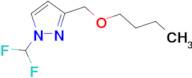 3-(Butoxymethyl)-1-(difluoromethyl)-1H-pyrazole