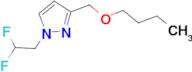 3-(butoxymethyl)-1-(2,2-difluoroethyl)-1H-pyrazole