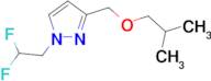 1-(2,2-difluoroethyl)-3-(isobutoxymethyl)-1H-pyrazole