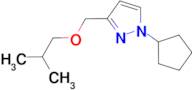 1-cyclopentyl-3-(isobutoxymethyl)-1H-pyrazole