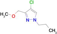 4-chloro-3-(methoxymethyl)-1-propyl-1H-pyrazole