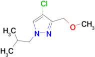 4-chloro-1-isobutyl-3-(methoxymethyl)-1H-pyrazole