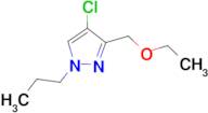 4-chloro-3-(ethoxymethyl)-1-propyl-1H-pyrazole