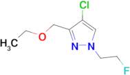 4-chloro-3-(ethoxymethyl)-1-(2-fluoroethyl)-1H-pyrazole