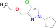 4-chloro-1-cyclopentyl-3-(ethoxymethyl)-1H-pyrazole