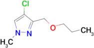 4-chloro-1-methyl-3-(propoxymethyl)-1H-pyrazole