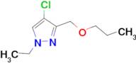 4-chloro-1-ethyl-3-(propoxymethyl)-1H-pyrazole