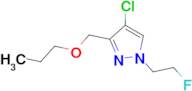 4-chloro-1-(2-fluoroethyl)-3-(propoxymethyl)-1H-pyrazole