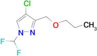 4-Chloro-1-(difluoromethyl)-3-(propoxymethyl)-1H-pyrazole