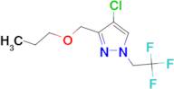 4-chloro-3-(propoxymethyl)-1-(2,2,2-trifluoroethyl)-1H-pyrazole