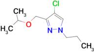 4-chloro-3-(isopropoxymethyl)-1-propyl-1H-pyrazole