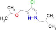 4-chloro-1-isobutyl-3-(isopropoxymethyl)-1H-pyrazole